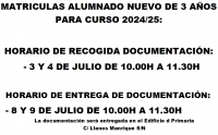 Plazo para alumnos que ya han sido aceptados en nuestro centro para el curso 2024/25